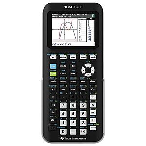 Texas Instruments TI-84 Plus CE Graphing Calculator (Black) $75.99 + Free Store Pickup at Target or Free Shipping on $35+