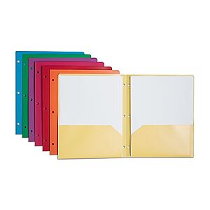 School Supplies: 2-Pocket Folder $0.25, 70-Page Notebook $0.35, 24-Count Crayola Crayons $0.50 & More at Staples w/ Free Store Pickup