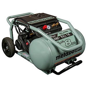 Metabo HPT 8-Gallon Portable Electric 225 PSI Horizontal Air Compressor Rubber one_size | EC1315SM $379