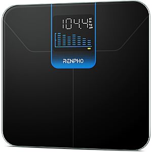 RENPHO Weight Scale with 7-Day Weight Trend, 11.02", 400lbs, Core 1X $15