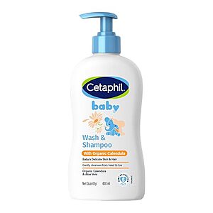 [SnS, AC] $1.29** | 13.5-Oz Cetaphil Baby Wash & Shampoo w/ Organic Calendula at Amazon