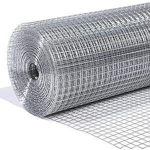 $80.99* | 48" x 100' 19-Gauge Galvanized Hardware Wire Mesh Roll at Amazon