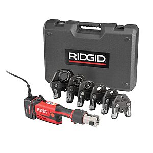 RIDGID 67193 Model RP 351 ProPress Standard Press Tool Corded Kit with Corded ProPress Tool, Press Tool Jaws (1/2" to 2"), and Case $2688.64