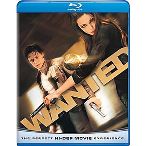 $5.50* | Wanted (Blu-ray + Digital) at Amazon