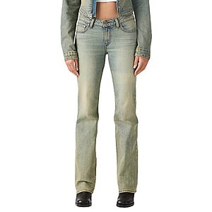 Levi's Women's Superlow Boot Jeans, (New) Miners Business (Stretch), 30, Standard $48.2