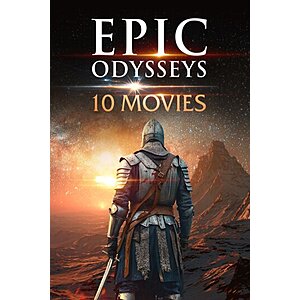 Epic Odysseys - 10 Digital Movies (Bundle) $24.99