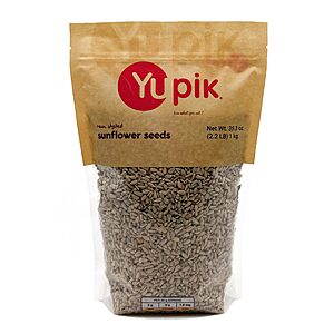 Yupik Raw Sunflower Seeds, Shelled, 2.2 lb (35.3oz), Kosher, Gluten-Free, Unsalted Sunflower Kernels $6.66