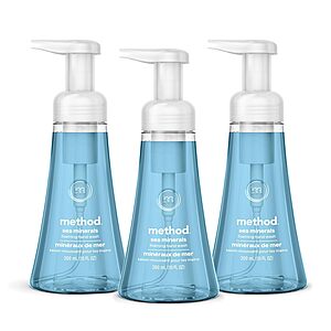 3-Pack 10-Ounce Method Foaming Hand Soap (Sea Minerals) $7.70 w/ S&S + Free Shipping w/ Prime or on $35+