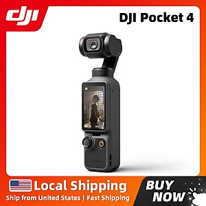 DJI Osmo Pocket 4 Creator 4K/240fps 2x Zoom 107GB Built-In Storage & 800MB/s + F/S $423.9