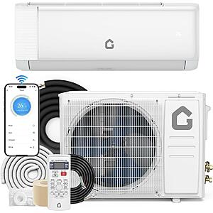 Acekool 18000 BTU Mini Split Air Conditioner, Cooling & Heating 21 SEER2 230V Up to 1250 Sq.Ft $519 + Free Shipping