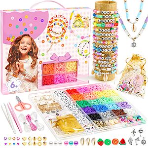 4300+ Piece Sistenia Kids' Jewelry Making Kit w/ Accessories and Tools $3.99 + Free Shipping w/ Prime or on $35+