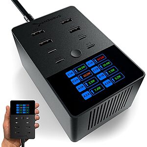 8-Port Sabrent (Up to 252W) USB-A & USB-C Charging Station $60 + Free S&H