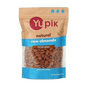 [SnS, AC] $8.51* | 2.2-lbs Yupik California Raw Almonds (Small Size) at Amazon