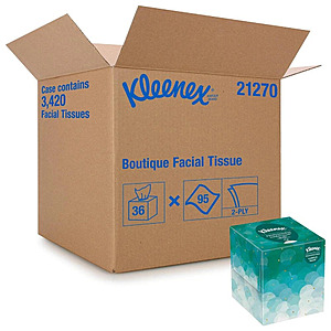 Kleenex Boutique Tissues 95-Count Case of 36 + Free Shipping $24.84