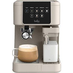 Best Buy Flash Deal: bella PRO 20-Bar Barista Elite Espresso Drink Station+ (Oatmilk) $89.99 + Free Shipping