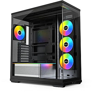 MONTECH TG3 Panoramic ATX Mid-Tower PC Case w/ Pre-Installed 360mm ARGB Unibody Fan & 120mm ARGB Fan (Black) $59.90 + Free Shipping