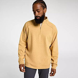 VRST Men's Recharge Pebble Fleece 1/4-Zip Pullover (Gold, Size S-L) $11.02 + Free Shipping