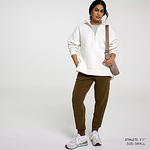 CALIA Women's Sandwash Jogger Pants (Dark Khaki Olive) $11.98 + Free Shipping