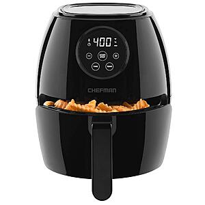 CHEFMAN 3.5 Qt Digital Air Fryer with Nonstick Basket(Glossy Black) $35.60 + Free S&H at Amazon