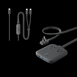6-in-1 67W Anker Nano Charging Station + Anker 140W 2-in-1 USB-C to USB-C Cable $43.41 + FS