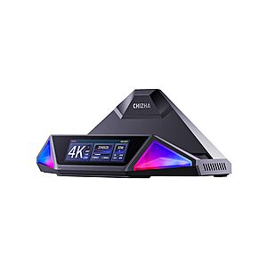 Amazon - DOCKCASE & CHIZHA Docking Station for Steam Deck OLED/ROG Ally/Legion Go, USB-C HUB with 100W PD, Optical Audio, 4K@120Hz HDMI, Gigabit Ethernet, NVMe SSD Slot - $115.99