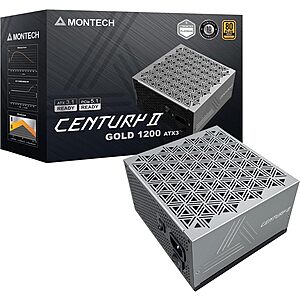 1200W MONTECH Century II 80 Plus Gold Fully Modular ATX 3.1 Power Supply $109.90 + Free Shipping