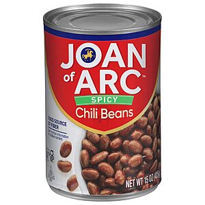 Joan of Arc Spicy Chili 15 Ounce (Pack of 12)~$8.44 With S&S @ Amazon