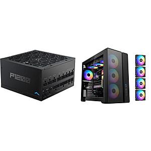 1200W SAMA 1200W ATX 3.1 Cybenetics Platinum Power Supply + SAMA S50 ATX Mid Tower Case (Black or White) $204.98 + Free Shipping