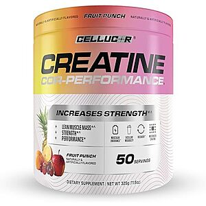 [SnS, AC] $9.88 | 50-Servings Cellucor Micronized Creatine Monohydrate Powder (Fruit Punch) at Amazon