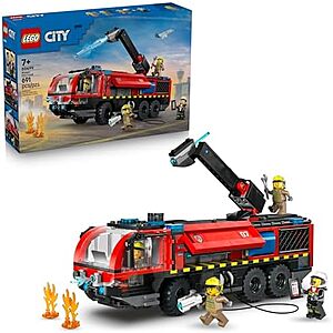 $55.99* | 691-Piece LEGO City: Airport - Airport Fire Truck (60499, 2026) at Amazon