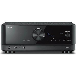 Certified Open Box Yamaha RX-V4A 5.2-Channel AV Receiver | 8K HDMI – MusicCast – Wi-Fi – eARC with 1-Yr Allstate Warranty Included $363