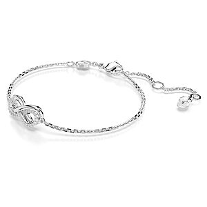 Swarovski Hyperbola Bracelet, Clear Infinity Motif Adorned with a Pavé of Crystals in a Rhodium-Finished Setting, Part of the Hyperbola Collection $64.26