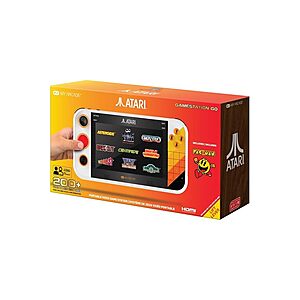 My Arcade Atari Gamestation Go: Rechargeable Battery, Over 200+ Preloaded Retro Video Games $119.99