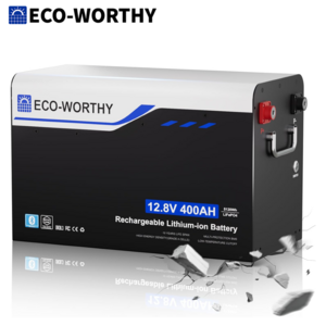 ECO-WORTHY 12V 400AH Metal Case LiFePO4 Lithium Battery with Bluetooth $551 + Free Shipping