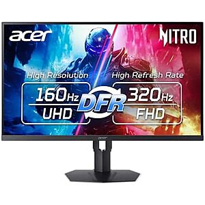 $330.19* | 31.5" Acer Nitro XV325QK 3840x2160 4K UHD 160Hz 0.5ms MiniLED IPS Monitor at Amazon