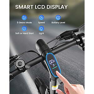 DYU 14" Folding Electric Bike for Adults Teens, 500W Peak Motor 36V/7.8AH Battery, Commuter City Ebike, UL2849 $229.98