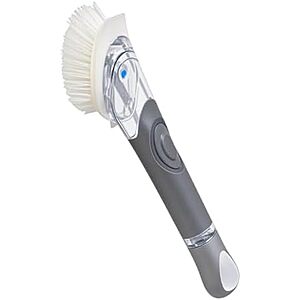 $5.97* | CELOX Dish Brush w/ Soap Dispenser (Dark Gray) at Amazon