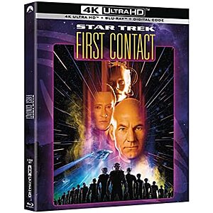 Star Trek VIII: First Contact 4K UHD + Blu Ray + Digital  $12.31 Amazon.com