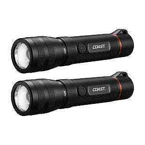 2-Pack COAST G60R 1000 Lumen Rechargeable LED Flashlight $22.86 + Free Shipping w/ Walmart+ or on $35+