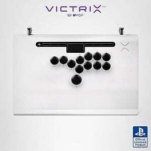 Victrix Pro FS-12 Esports Playstation Fight Stick All Button Arcade Controller for Playstation 5 / PS5, PS4, PC (White or Purple) $239.2