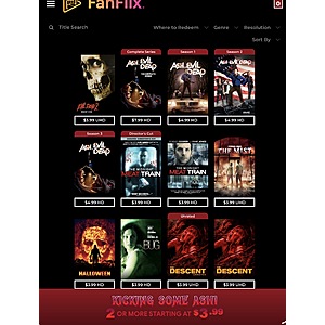 Fanflix Kicking Some Ash! 2 or more starting @ $3.99