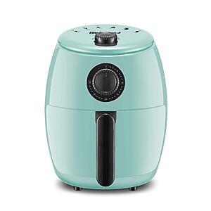 $39.70: Elite Gourmet EAF-0201BL Personal Compact Space Saving Electric Hot Air Fryer, 2.1 Quart, Mint