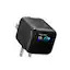 Anker - Nano Smart Display USB C Charger Block, 45W Max GaN Phone Charger,180° Foldable Plug - Black $25.99