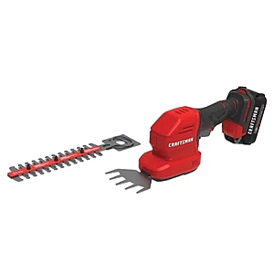 Craftsman V20 CMCSS800C1 Hedge Trimmer & Shrub/Grass Shear Kit