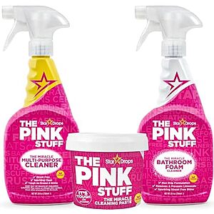 [SnS, AC] $11.58* | 3-Pk Stardrops The Pink Stuff Cleaning Bundle at Amazon
