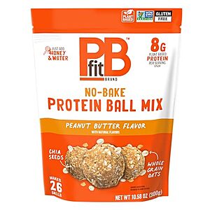 [SnS, AC] $3.57** | 10.58-Oz PBfit No Bake Peanut Butter Protein Ball Mix at Amazon