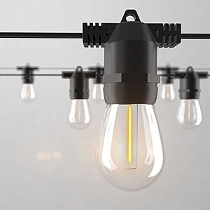 108Ft (27FT*4) alitade LED Shatterproof String Lights w/ 4-Spare Bulbs $19.99 + Free Shipping w/ Prime or on $35+