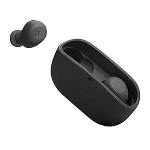 JBL Vibe Buds - True Wireless Earbuds, Smart Ambient, VoiceAware, Up to 32 total hours of battery life with speed charging, Water and dust resistant, JBL Deep Bass Sound