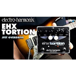 Electro-Harmonix EHXTortion JFET Overdrive Guitar Effects Pedal $99