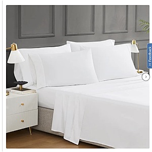 Hotel Signature Egyptian Cotton 400 Thread Count 6-piece Sheet Set $49.99 Queen $59.99 King ( White, Gray, Blue, Tan) Free Shipping Costco.com